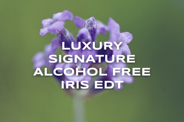 luxury signature alcohol free iris edt