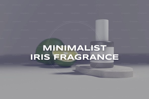 minimalist iris fragrance